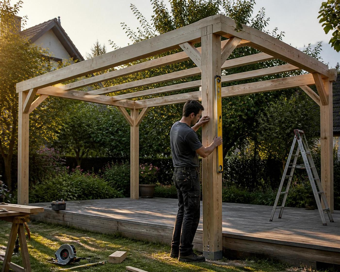 découvrez comment fabriquer une pergola en bois fait maison avec nos plans détaillés et un budget clair pour réaliser votre projet facilement.