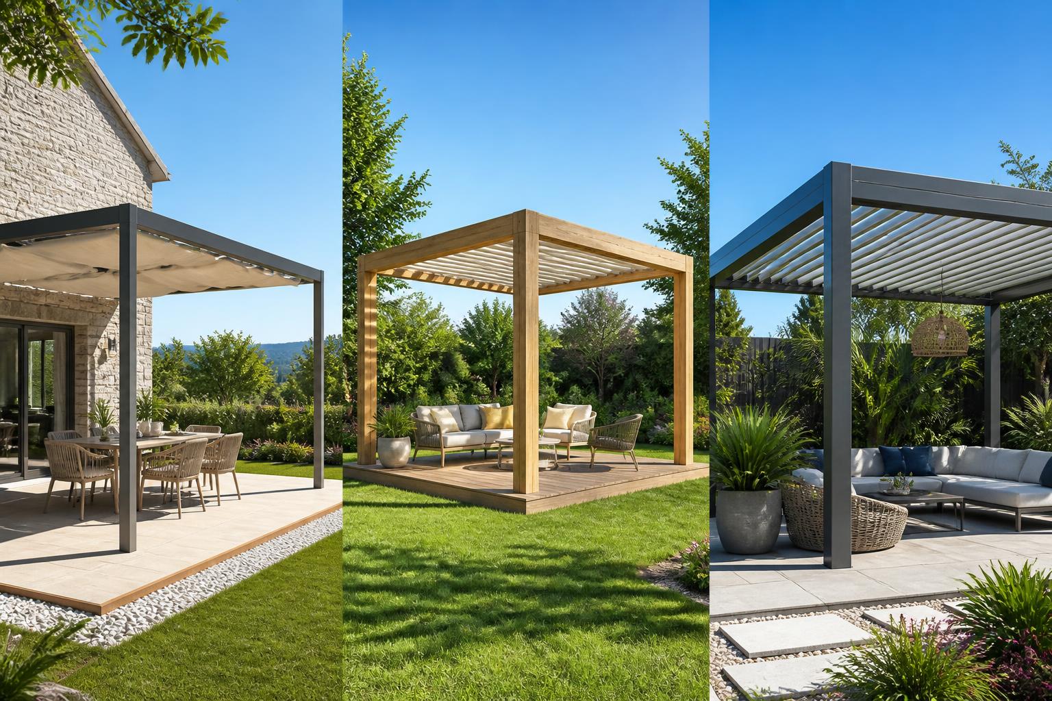 découvrez les avantages des pergolas 4 pieds : autoportée, adossée ou bioclimatique, pour un espace extérieur confortable et élégant toute l'année.