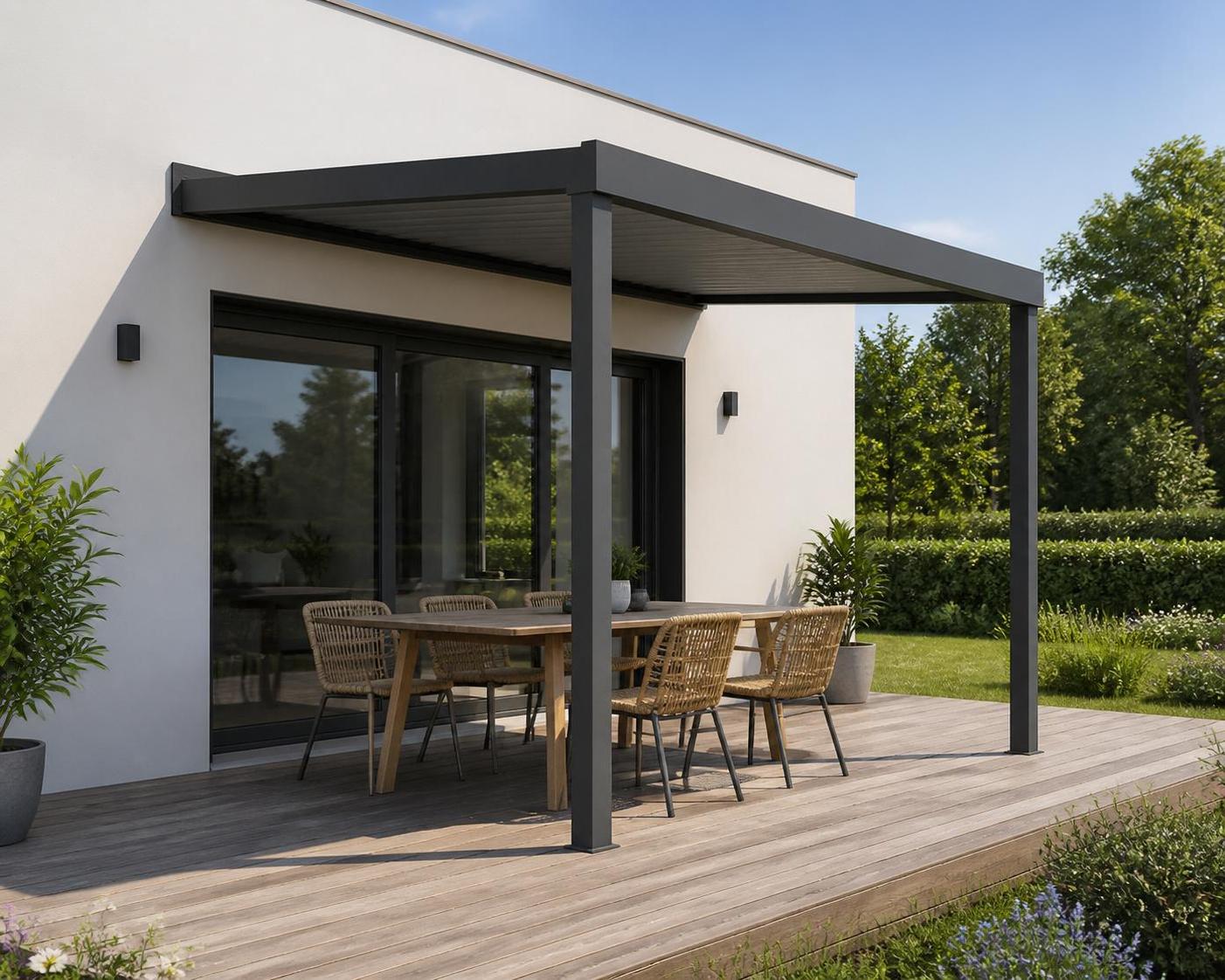 découvrez les avantages des pergolas 4 pieds : autoportée, adossée ou bioclimatique, pour aménager votre espace extérieur avec style et confort toute l'année.