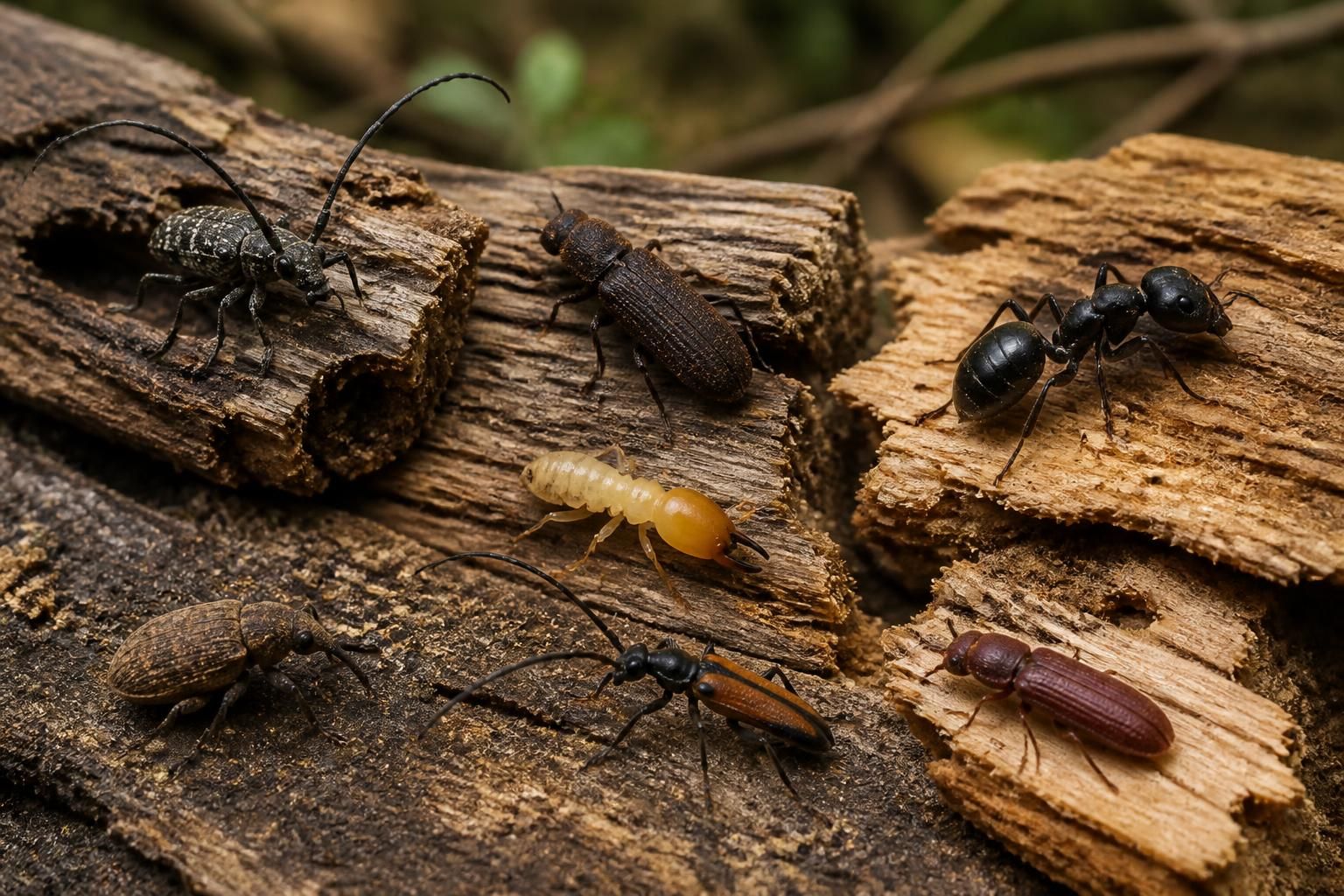 découvrez 7 insectes du bois courants à identifier pour mieux protéger votre maison des infestations et éviter des dégâts coûteux.