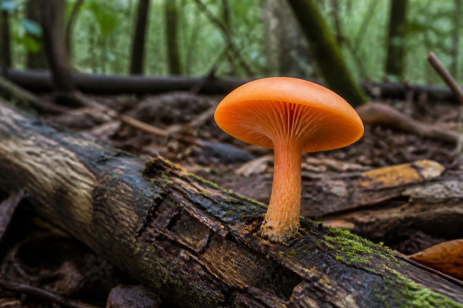 découvrez comment identifier les champignons oranges sur bois mort et apprenez à reconnaître les différentes espèces lignicoles pour mieux comprendre leur rôle en forêt.