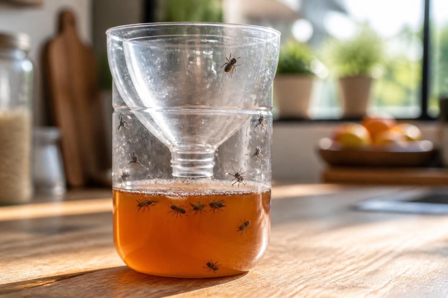 apprenez à fabriquer un piège à mouche efficace et écologique chez vous en utilisant une bouteille en plastique et du vinaigre. guide simple et rapide pour se débarrasser des mouches naturellement.
