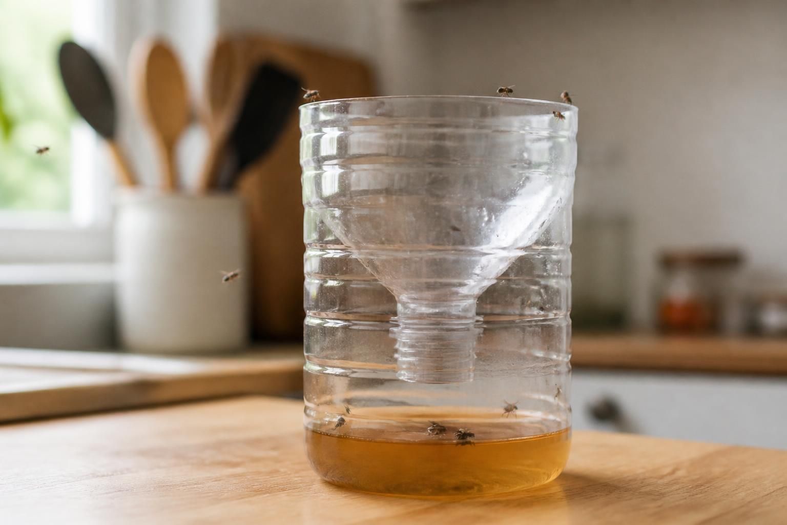 apprenez à fabriquer facilement un piège à mouche maison avec une bouteille et du vinaigre pour éliminer efficacement les mouches de votre intérieur.