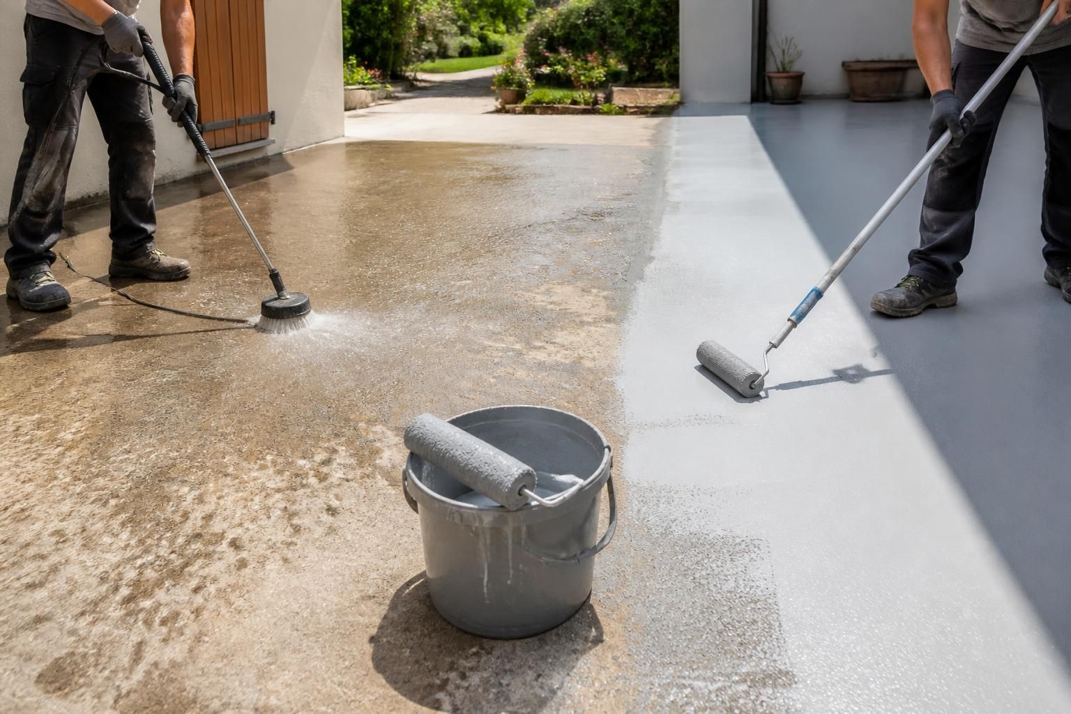 découvrez comment peindre un sol en béton extérieur avec notre guide complet : préparation, choix de la peinture adaptée et étapes d'application pour un rendu durable et esthétique.