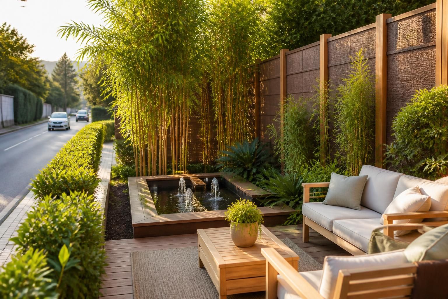 découvrez les meilleures solutions pour réduire efficacement le bruit de la route dans votre jardin ou sur votre terrasse et profitez d'un espace extérieur paisible.