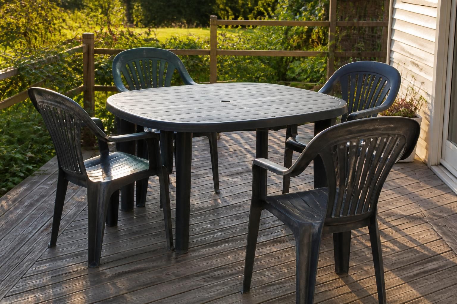 découvrez des astuces simples et efficaces pour raviver un salon de jardin en plastique noir et lui redonner un aspect neuf et éclatant.